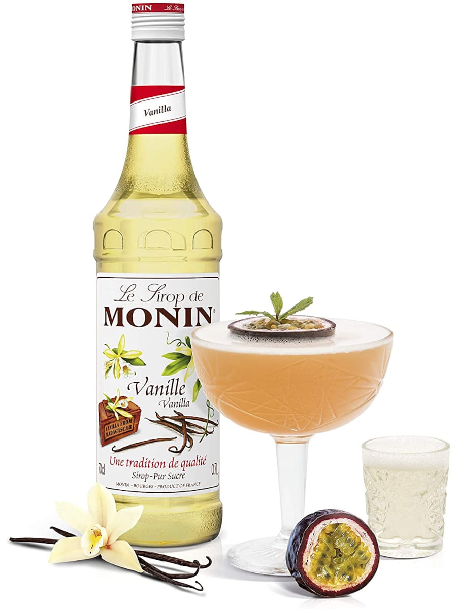 Sirop Monin Vanille de Madagascar pour cocktails Café Sirop pour cocktails  0.7 L