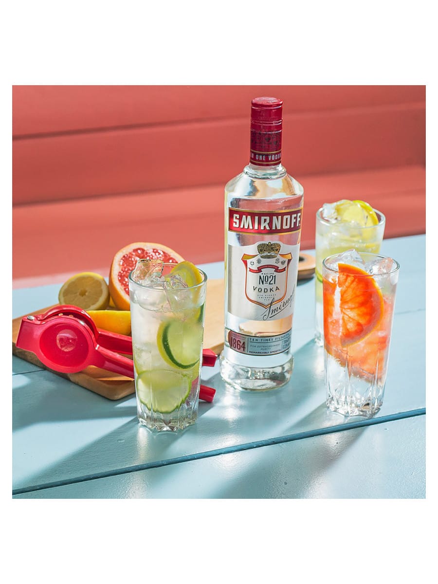 Smirnoff Spiritus Rasch & Vin 70 CL Vodka - 37,5%