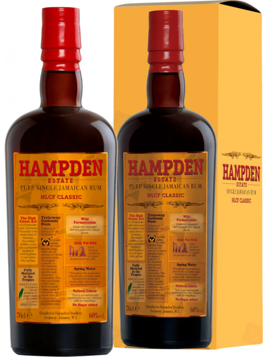 Rhum Jamaïcain Hampden HLCF classic overproof - La Cave de Maintenon