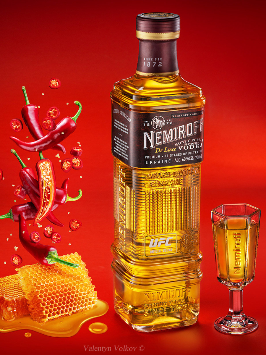 Nemiroff Vodka - Honey & Peppar 100 cl. 40% - Rasch Vin & Spiritus