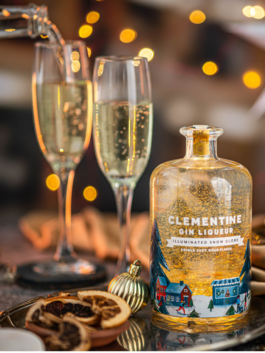 Globe Illuminated Snow - Spiritus & 20% 70 Vin CL Clementine Rasch Gin Liqueur