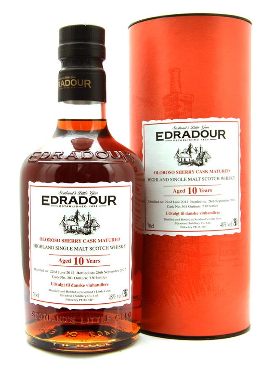 Edradour 10 Years OlorosoSherry Cask 70 cl. 48 Rasch Vin & Spiritus