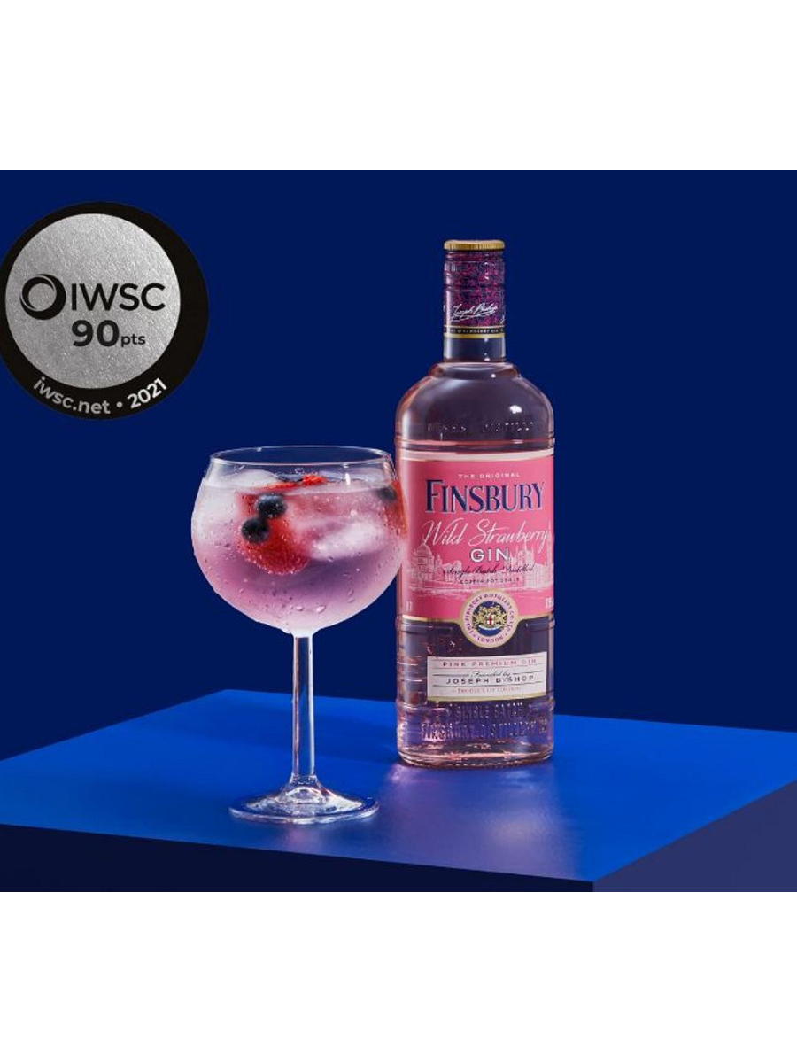 Finsbury Wild Strawberry Spiritus - 70 CL Vin & 37,5% Rasch Gin