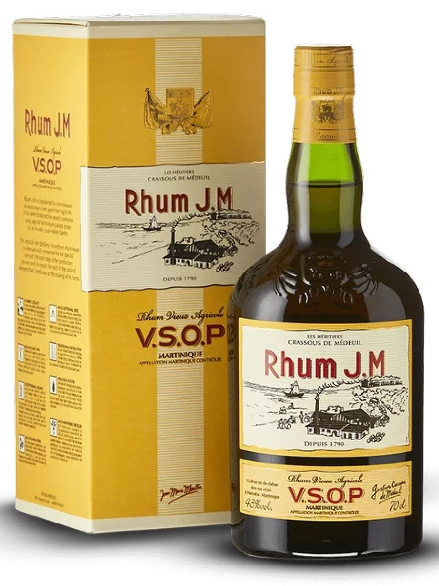 JM - Rhum très vieux - VSOP - Mignonnette - 5cl - 43°