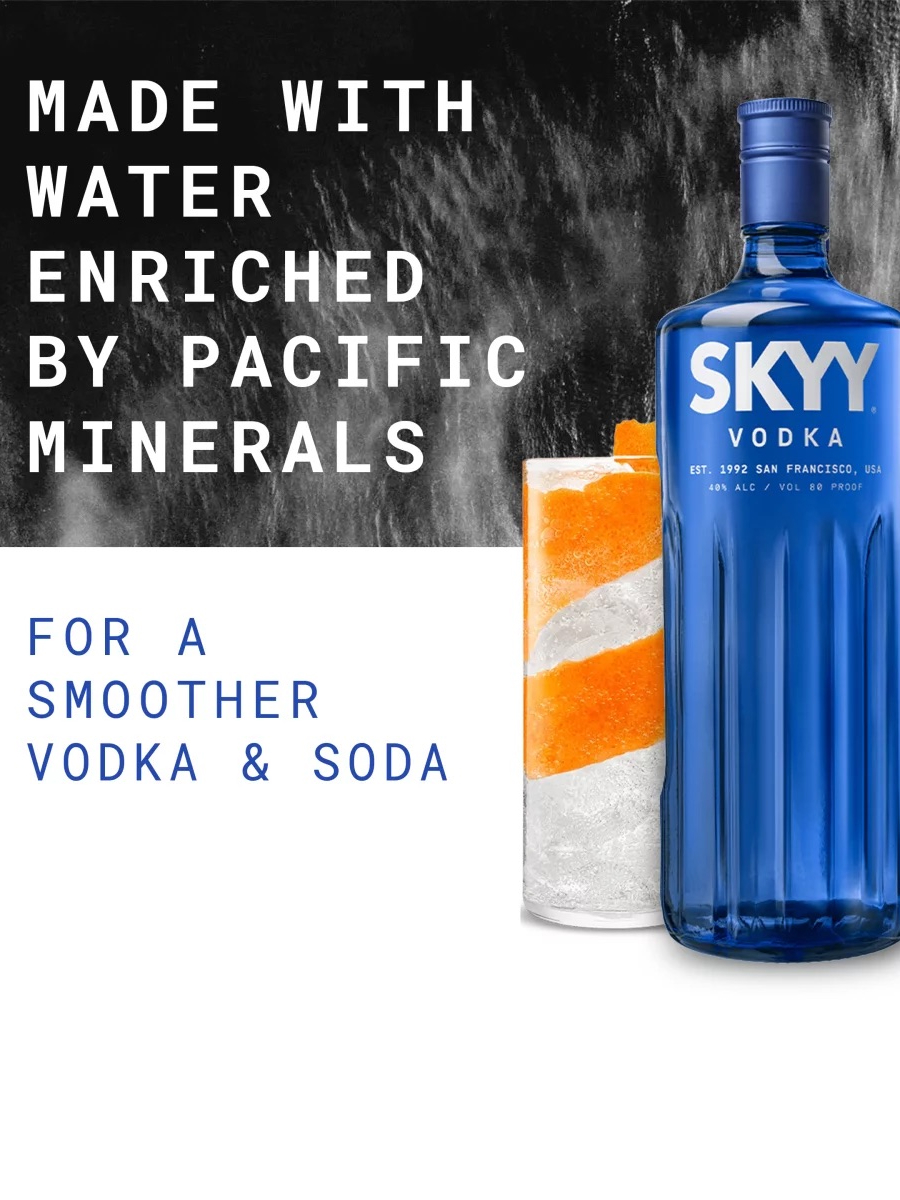 Skyy Vodka 100 CL 40% - Rasch Vin & Spiritus