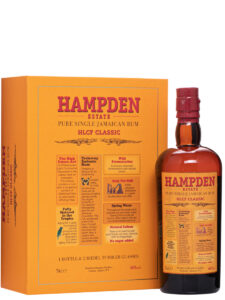 Coffret cadeau rhum Hampden HLCF Classic 60% + 2 verres rocks