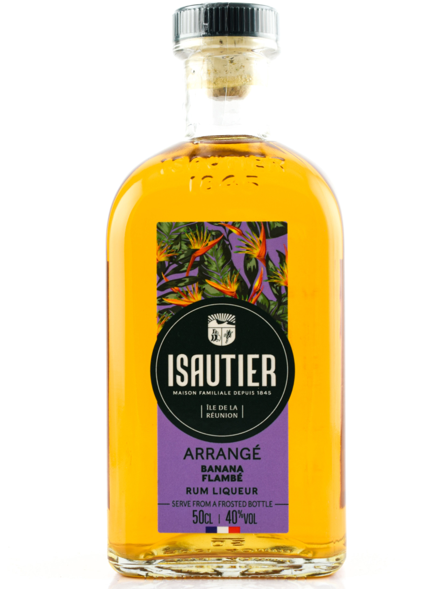 Isautier Rhum arrangé Banane Flambée 40° 50cl