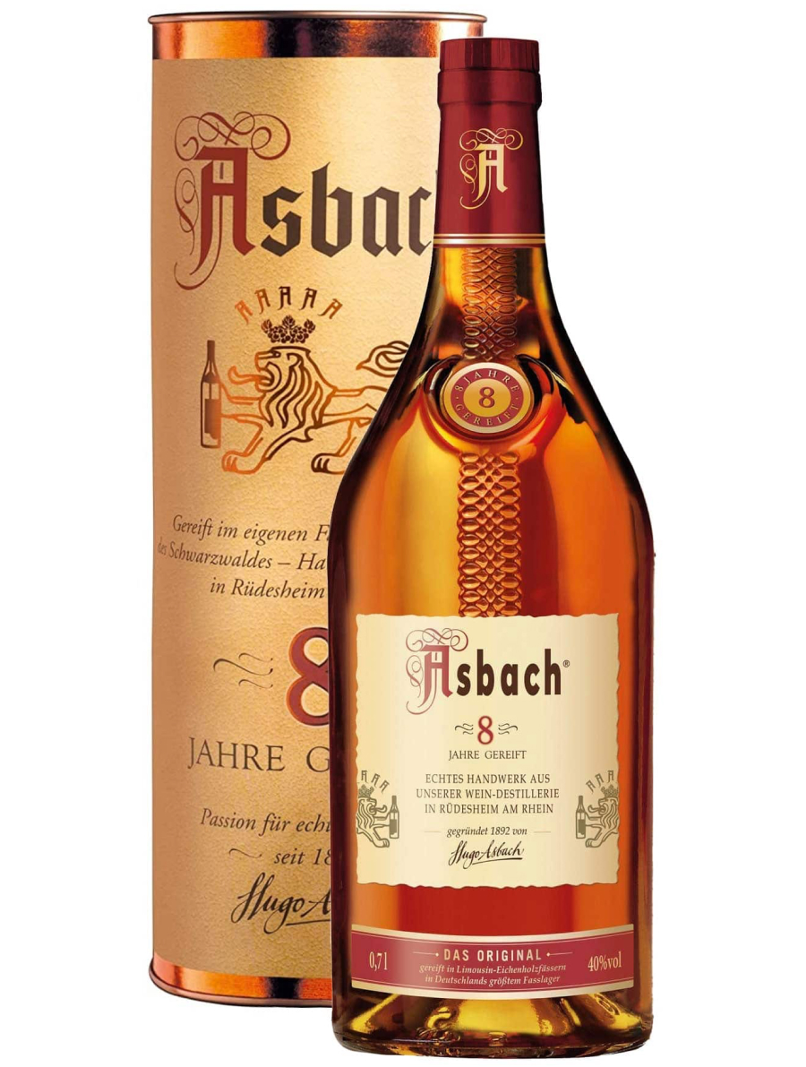 Asbach Original Aged 8 Years Private Brand 70 CL 38% - Rasch Vin & Spiritus