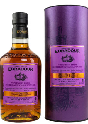 Edradour 21 Years 1999/2021 Bordeaux Cask Finish 70 cl. 55,7%