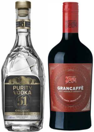 Black Russian Cocktail - Pakketilbud (1x100cl. Purity Vodka 51 + 1x70 cl. Strega GranCaffè)