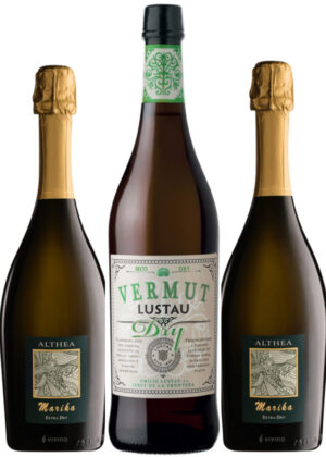 Dry Vermut Spritz - Pakketilbud (1x75cl. Lustau Vermut Dry + 2x75 cl. Althea Prosecco)