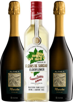 Hugo Spritz - Pakketilbud (1x70 cl. Fleurs de Sureau + 2x75 cl. Althea Prosecco)