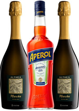 Aperol Spritz - Pakketilbud (1x100 cl. Aperol + 2x75 cl. Althea Prosecco)