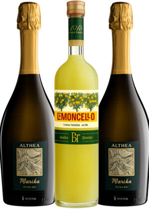 Limocello Spritz - Pakketilbud (1x70 cl. Bepi Limoncello + 2x75 cl. Althea Prosecco)