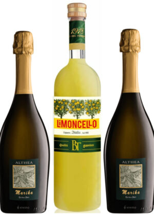 Limocello Spritz - Pakketilbud (1x70 cl. Bepi Limoncello + 2x75 cl. Althea Prosecco)
