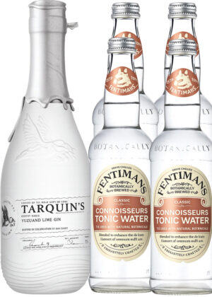 Oriental Yuzu Gin Tonic - Bundle (1x70 cl. Tarquin’s Yuzu and Lime Gin + 4x50 cl. Fentimans Connoisseurs Tonic Water)