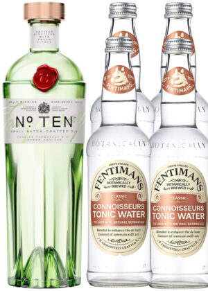Tanqueray NO. TEN Tonic-Kit (1x100 cl. Tanqueray NO. TEN + 4x50 cl. Fentimans Connoisseurs Tonic Water)