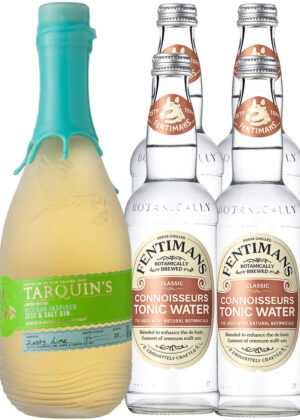 Mexican Gin Tonic - Pakketilbud (1x70 cl. Tarquin’s Mexican Zest & Salt Gin + 4x50 cl. Fentimans Connoisseurs Tonic Water)