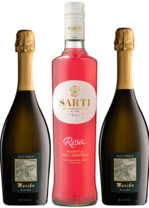 Sarti Spritz - Pakketilbud (1x70 cl. Sarti Rosa + 2x75 cl. Althea Prosecco)