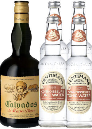 Calvados Tonic - Bundle (1x70 cl. Calvados Maitré Pierre + 4x50 cl. Fentimans Connoisseurs Tonic Water)