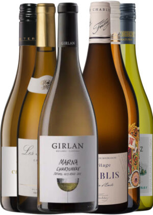 Chardonnay - Vinpakke 6x75 cl. (1x Chablis Le Vin d’Emile, 1x Les Mougeottes, 1x Freakshow, 1x Girlan Marna, 1x McPeterson, 1x Errazuriz Reserva)
