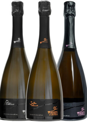 Italy's Best Bubbles - Franciacorta – Bundle 3x75 cl. (1x Cuvée Primus DOCG, 1x  Saten Millesimato DOCG, 1x Brut Rosé DOCG)