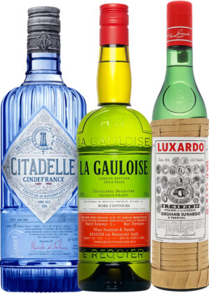 Last Word Cocktail - Bundle (1x70 cl. Citadelle Gin + 1x70 cl. Luxardo Maraschino + 1x70 cl. Gauloise Verte)