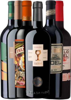 Zinfandel/Primitivo - Vinpakke 6x75 cl. (1x Freakshow Zinfandel, 1x THINK BIG, 1x Cubardi Primitivo, 1x Critèra Primitivo, 1x Buffalo Barrel, 1x Bontadini Zinfandel)