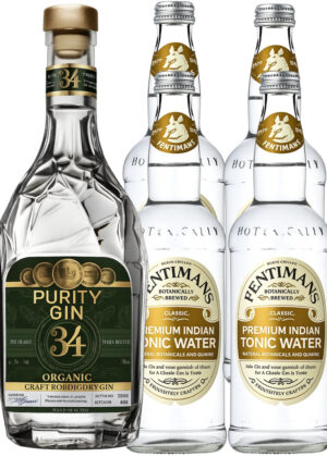 Purity Gin Tonic - Bundle (1x70 cl. Purity Nordic Dry Gin + 4x50 cl. Fentimans Indian Tonic Water)