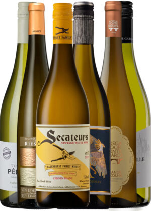 Summer White Wines - Bundle 6x75 cl. (1x Secateurs Chenin, 1x Gabelle Blanc , 1x Bird Chardonnay, 1x Racines Riesling, 1x Adega Vinho Verde, 1x Périgord Sauvignon)
