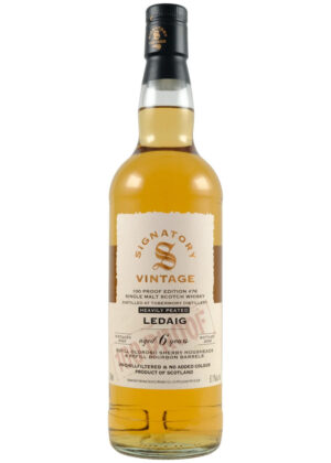 Ledaig 6Y 100 Proof Edition #76 Signatory Vintage 2020 70 cl. 57,1%